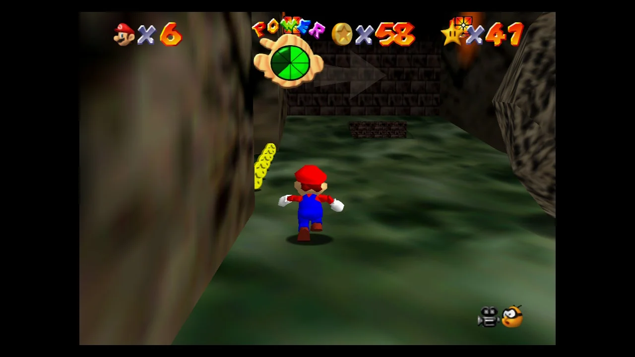 Super Mario 64 - 7. 100 Coins Star - Hazy Maze Cave 3.