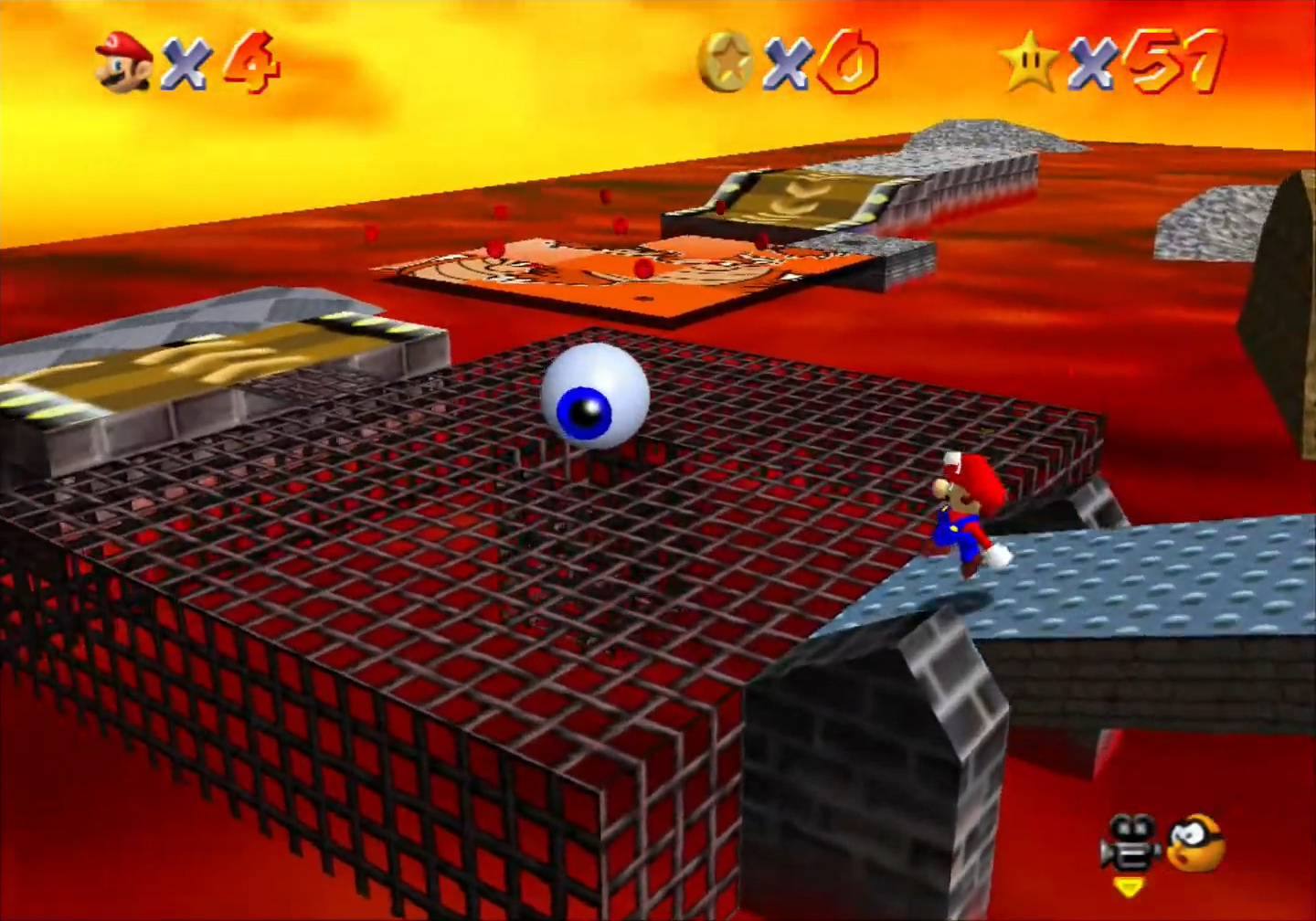 Super Mario 64 - 1. Boil the Big Bully - Lethal Lava Land 1.