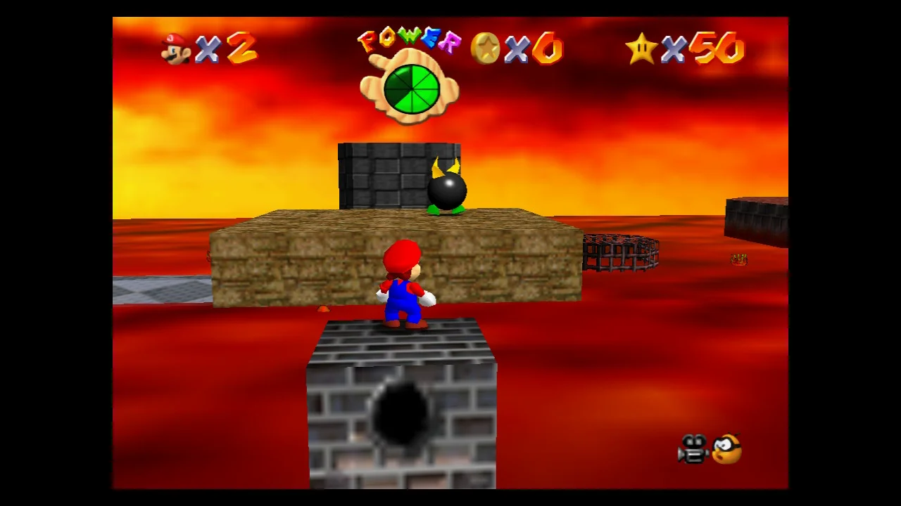 Super Mario 64 - 1. Boil the Big Bully - Lethal Lava Land 3.