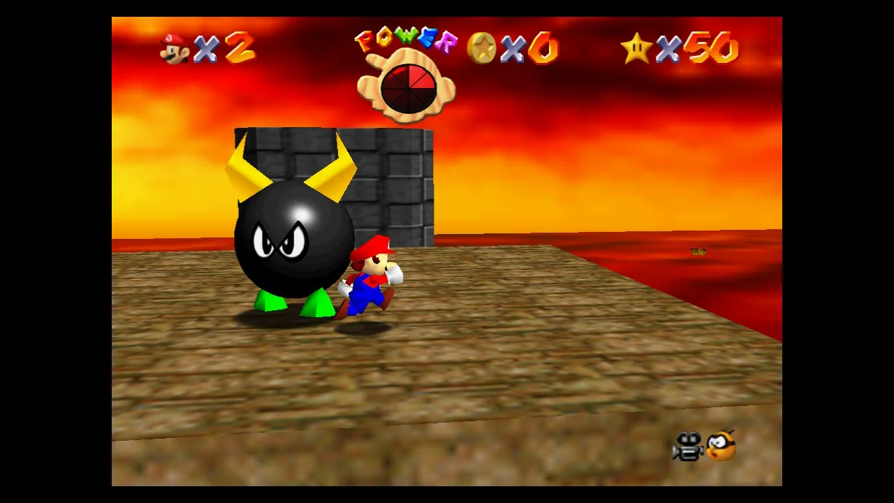 Super Mario 64 - 1. Boil the Big Bully - Lethal Lava Land 4.