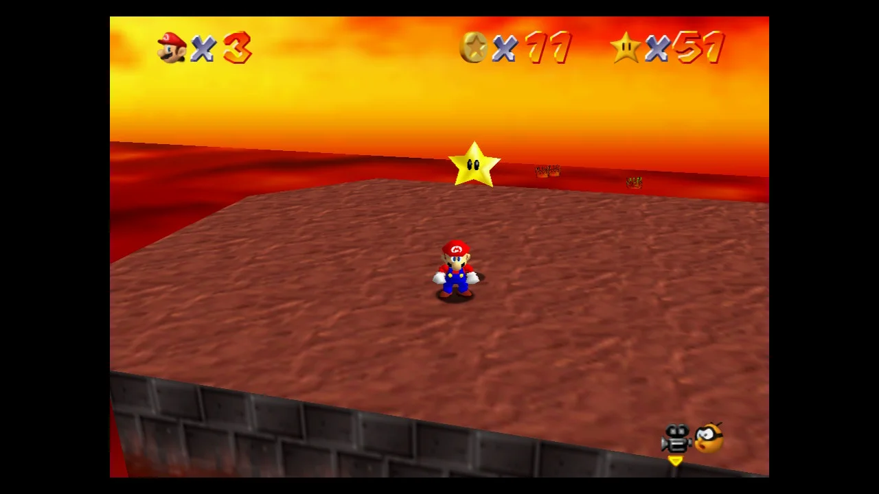 Super Mario 64 - 2. Bully the Bullies - Lethal Lava Land 4.