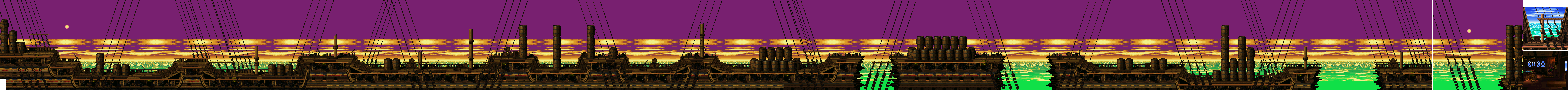 Donkey Kong Country 2: Diddy Kongs Quest Gang-Plank Galleon - 3. Gangplank Galley Map.