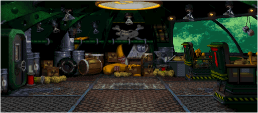 Donkey Kong Country 2: Diddy Kongs Quest The Flying Krock - 2. K. Rool Duel Map.