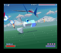 StarFox: Boss: Attack Carrier.