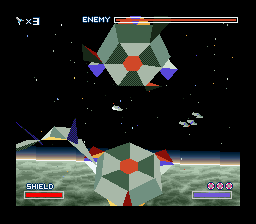 StarFox: Boss: Metal Smasher.