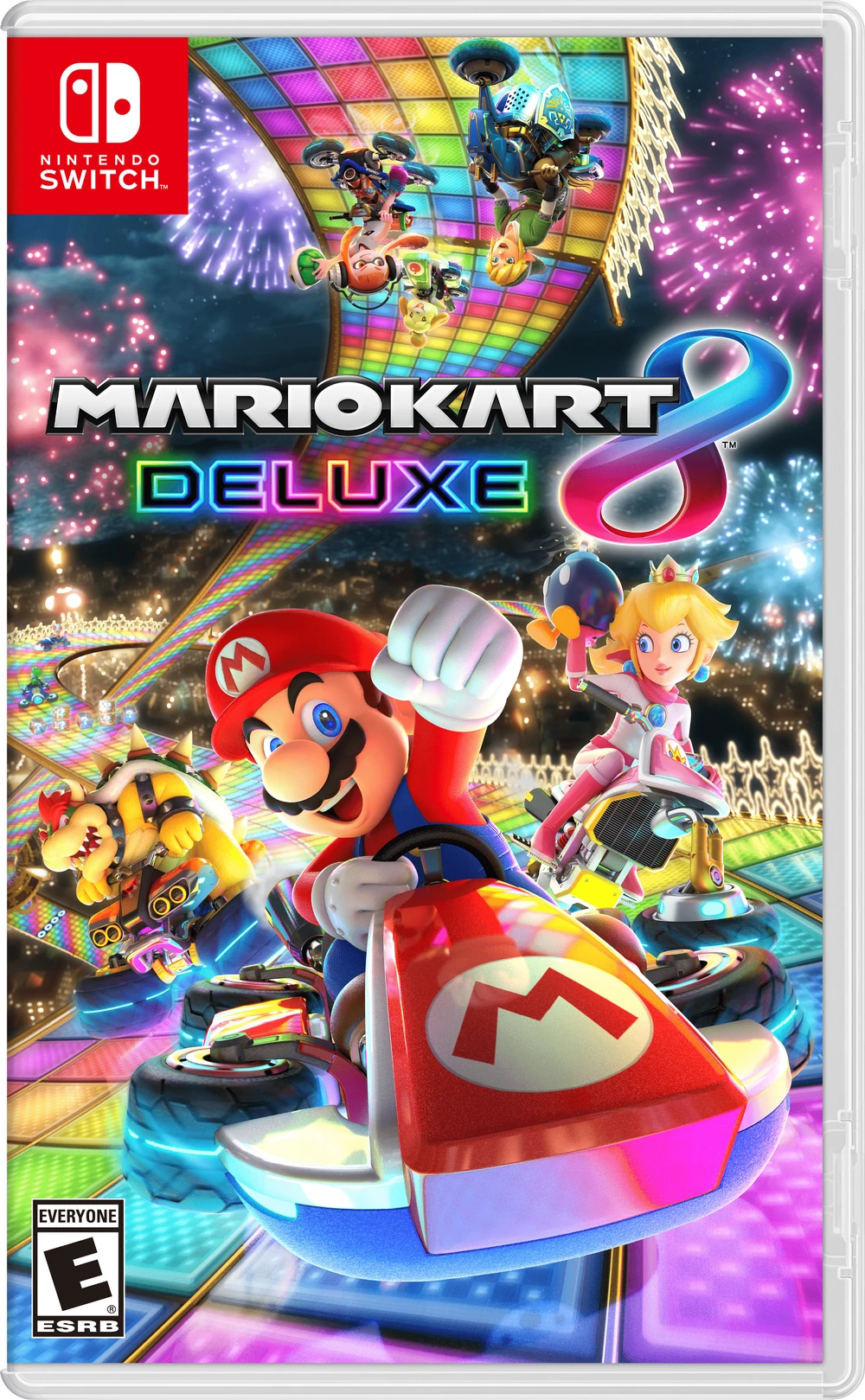 Switch® Mario Kart 8 Deluxe game box front.